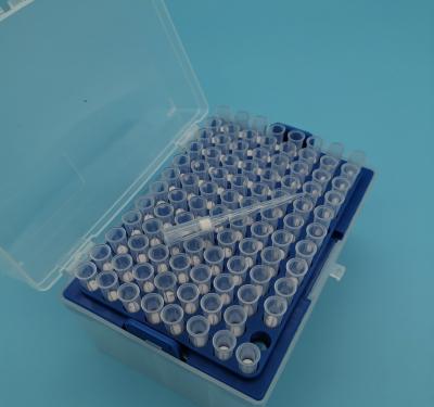 China 0.1-10ul Disposable Pipette Tips Transparent Sterile Low Adsorption Suction Head for sale