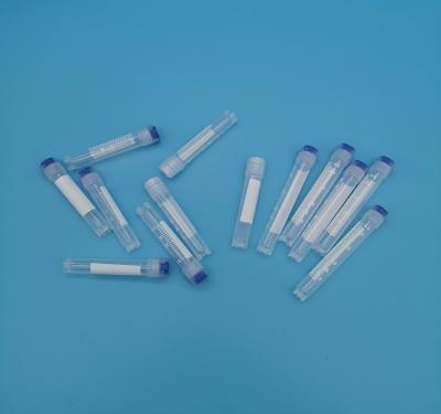 China 1.5ml Medical PP Serum Sample Tube Set Sterilized Blue EDTA Plain Tube for sale