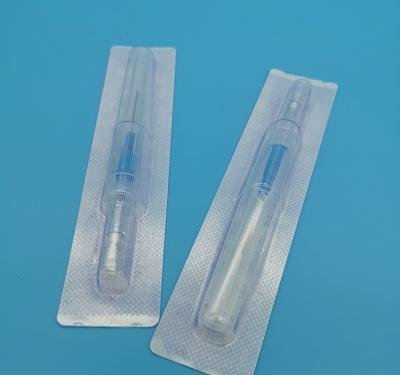 China Iv Catheters Satefy Type Gauge 22G Deep Blue CE ISO13485 for sale