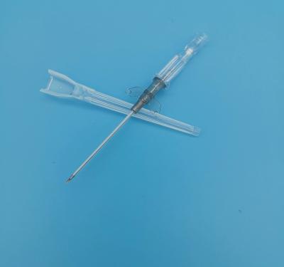 China 14G Orange Safety I.V.Catheter Cannula With Small Wings CE ISO for sale