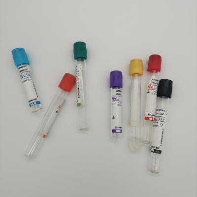 China PET y vidrio tubo desechable de recolección de sangre al vacío para la recolección precisa de sangre en venta