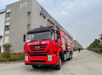 China IVECO 10000L Foam Fire Truck 213kw Red Color With Double Cabin for sale