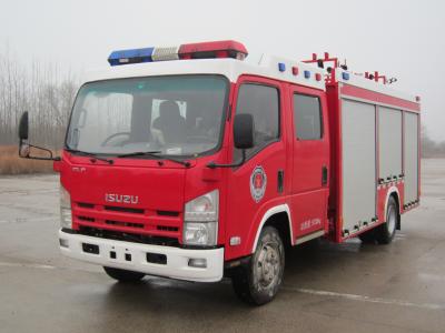 Chine Véhicules de secours d'incendie de mousse de l'eau d'ISUZU 4x2 mini 4 tonnes pour la délivrance de secours à vendre