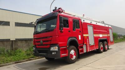 China HOWO 460hp Fire Truck Water Truck With 18 Meter Telescopic Boom for sale