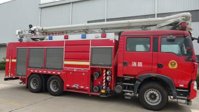China 32M Hydraulic Telescopic Water Fire Truck With 5000L Water 2000L Foam Capacity for sale
