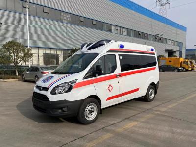 China Krankenhaustransfer Erste-Hilfe-Krankenwagen Benzin Typ 156 km/h Geschwindigkeit zu verkaufen