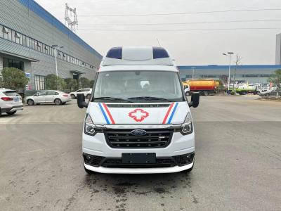 China Ambulância de primeiros socorros a diesel de teto alto para monitoramento de resgate de emergência à venda