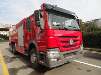 China Water Foam Dry Powder Fire Truck 276kw 6x4 Multiple Function for sale