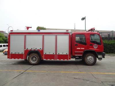 China Color rojo del coche de bomberos del gas RC de la respuesta rápida de ISUZU para el rescate de la emergencia en venta