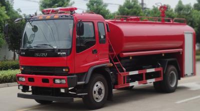 China ISUZU 177kw Water Tank Fire Truck 240HP 10T 4x2 Multipurpose for sale