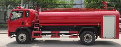 China Camión de bomberos del tanque de agua de HOWO 8000L 118kw 6 ruedas multipropósito en venta