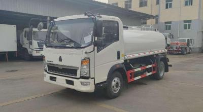 China HOWO 5 Cubic 5 Ton Water Truck ,  4X2 3360mm Lorry Water Tanker for sale