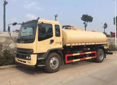 China ISUZU FVR Water Transport Truck 13 Cubic 13 Tons Capacity For Engineering for sale