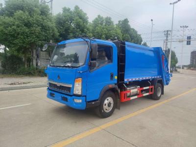 China HOWO 116 Engineering Emergency Vehicle , 6m3 Refuse Compactor Truck for sale