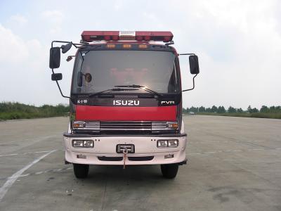 China 177KW Red Fire Truck , 4x2 Fire Engine Vehicle For Emergency Rescue for sale