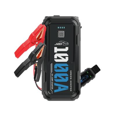 China QC 18W Input Portable Car Emergency Battery Jump Starter with Light and USB Output for sale