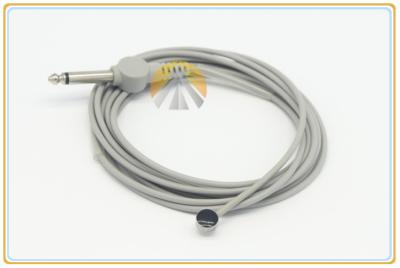 China YSI 400 Series Medical Temperature Probe Gray Color 6.35 Male Plug Connector for sale