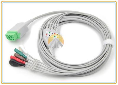 Китай Кнопка Леадвирес контактного разъема 5 кабеля 11 электрода ГЭ Маркетте ЭКГ продается