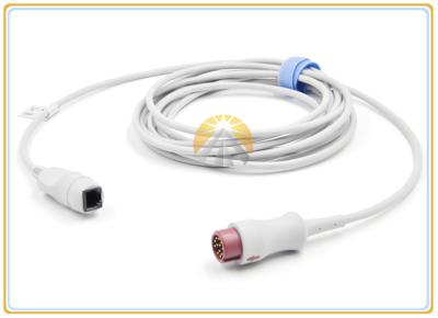 China Mindray Ibp Cable , Durable Round 6 Pin Medical Pressure Transducer Cable for sale