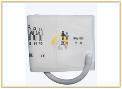 China Child Paediatric Blood Pressure Cuff , Single Tube Disposable Blood Pressure Cuff for sale