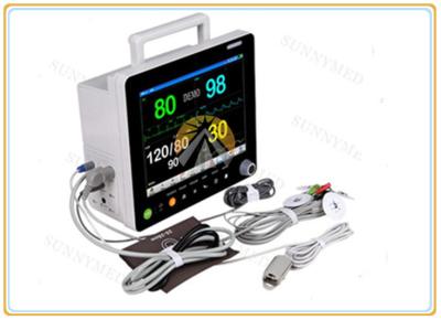 China 15 Inch Emergency Room Monitor , 2.8KG Weight Portable Icu Vital Signs Monitor for sale