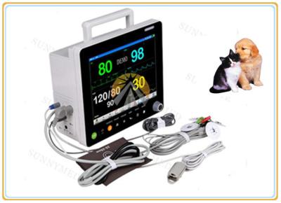China 15 Inch Veterinary Multiparameter Monitor , Animal Portable Vital Sign Machine for sale