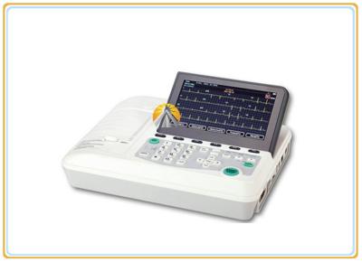 China Hospital Three Channel Portable Ecg Machine 2.5kg Light Weight USB Slave Port for sale
