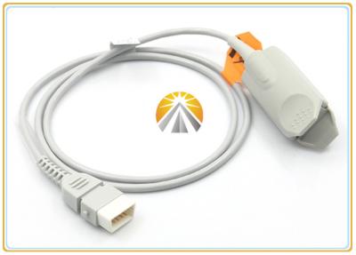 China Material adulto del cable del Pin TPU del clip DB9 del finger del RGB del pulso del oxímetro del sensor reutilizable del finger en venta