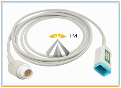 China M1669A  HP ECG Electrode Cable Adapter 3 Leadwires 12 Pin Connector for sale