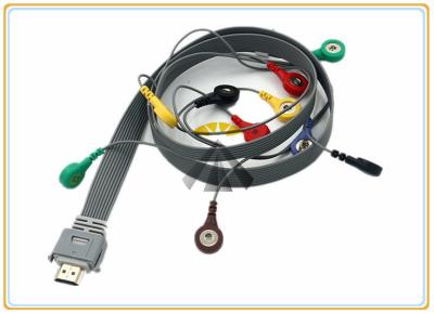 Китай Кнопка Биокаре ИХ-12 кабеля электрода Хольтер ЭКГ плюс гибкость главного начальника руководств продается