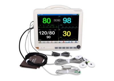 China Ambulance Icu Multi Parameter Patient Monitor 15 Inch Patient Monitoring Equipment for sale