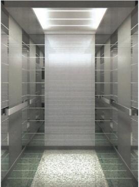 China High Speed Automatic Passenger Elevator Hairline Stainless Steel for sale