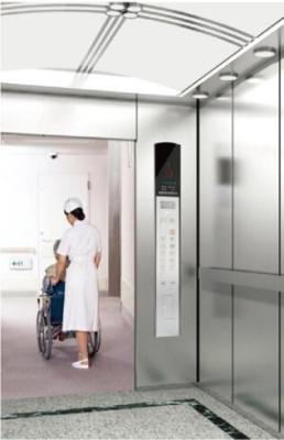 China Fuji VVVF Drive Hospital Bed Elevator / Lift Loading Capacity 1600 - 2000KG for sale