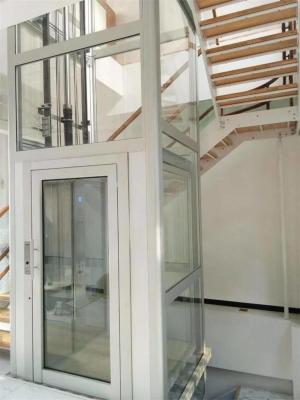 China Fuji Glass Residential Elevators Customizable Personal Home Lifts 0.4m/s for sale
