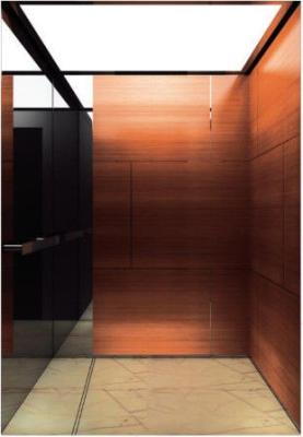 China Sitio de lujo de la máquina del elevador del pasajero de Fuji del hotel con el techo LED en venta