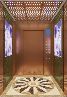 Chine Capacité automatique de personnes du plancher 21 de marbre d'ascenseur de passager de Fuji de centre commercial à vendre