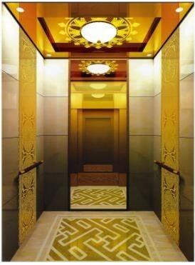 China Hairline Passenger Stainless Steel Lift Elevator High Speed For Office Building for sale