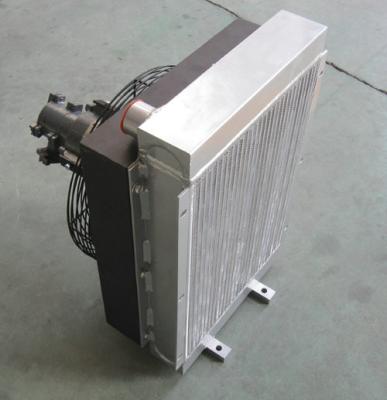 China Bar And Plate Compact Heat Exchanger oil cooler with electrical fan for sale