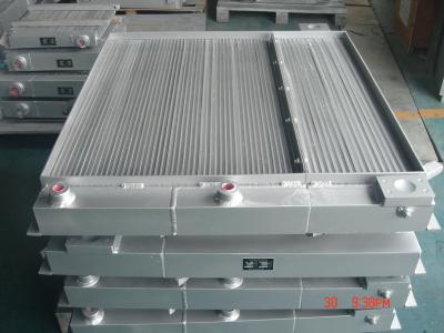 China Plate-fin combined heat exchanger radiator , oil-air cooler for screw air compressor for sale