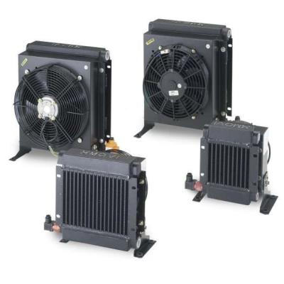China Energy - Saving Hydraulic Oil Heat Exchanger SPAL Fan 12V - 24V For Farm Machinery for sale