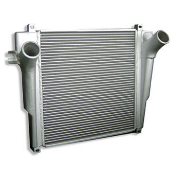 China Automobile Charge Air Cooler Finned Tube Heat Exchanger / Bar and Plate Structure Aluminum  for sale