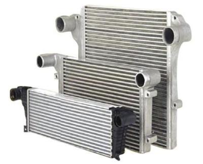 China Aluminum Brazed Finned Tube Heat Exchanger Air Cooler For Construction Machinery for sale