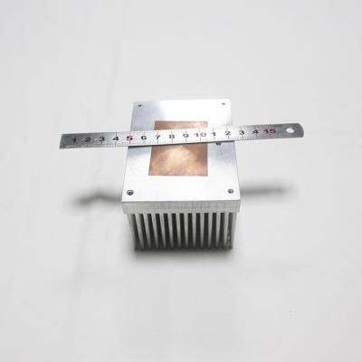 China Copper Aluminum Compound Cold Forged Pin Fin Heat Sink For Big Power Equipment for sale