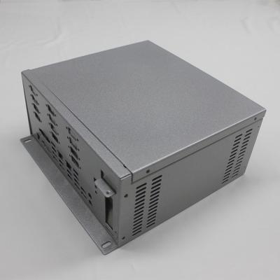 China Extruded Aluminium Sheet Metal Housing Painting Grey Anti Corrosion for sale