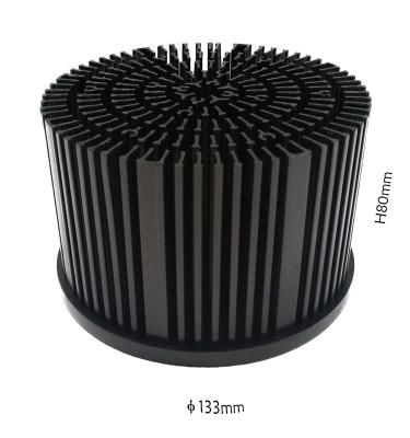China Durable Round Extruded Aluminum Heatsink , Anti Oxidation Skived Fin Heat Sink for sale