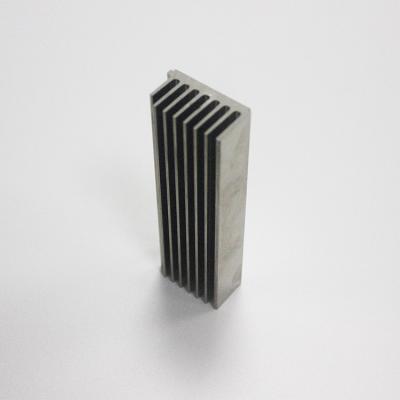 China Nickel Plating Skived Fin Heat Sink , Anti Corrosion Silver Heat Sink for sale