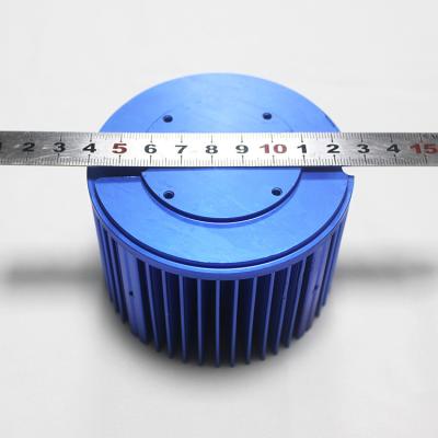 China 85x75mm Extruded Aluminum Led Heatsink , High Precision Blue Heat Sink ISO9001 for sale
