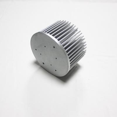 China ODM Round Pin Fin Cold Forged Heat Sink For Electronic Equipment Clear Anodizing for sale