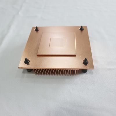 China Disipador de calor raspado de cobre versátil de la aleta para la oxidación anti del equipo del CNC en venta