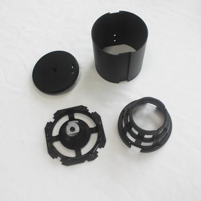 China A380 Loudspeaker Spare Parts Basket , Painting Black Die Aluminium Casting ISO9001 for sale